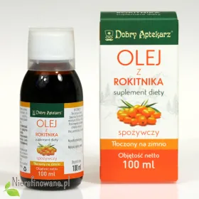 Olej z rokitnika - 100 ml z kartonikem