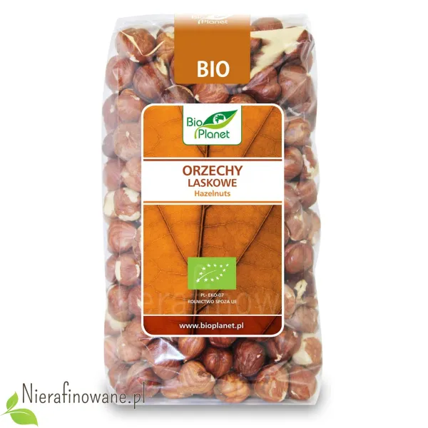 Orzechy Laskowe BIO ekologiczne, Bio Planet 350 g Orzechy Laskowe BIO ekologiczne, Bio Planet 350 g