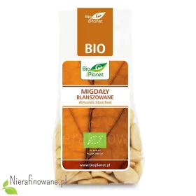 Migdały blanszowane ekologiczne, Bio Planet 100 g