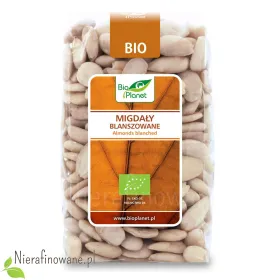 Migdały blanszowane ekologiczne, Bio Planet 100 g