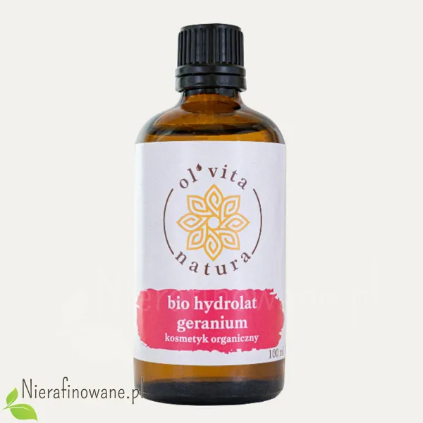 Hydrolat - woda kwiatowa geranium BIO Hydrolat - woda kwiatowa geranium BIO
