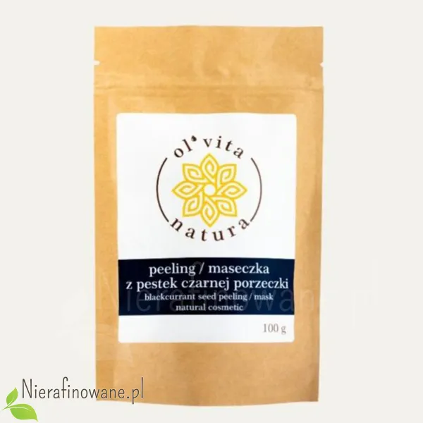 Peeling z pestek czarnej porzeczki Peeling z pestek czarnej porzeczki
