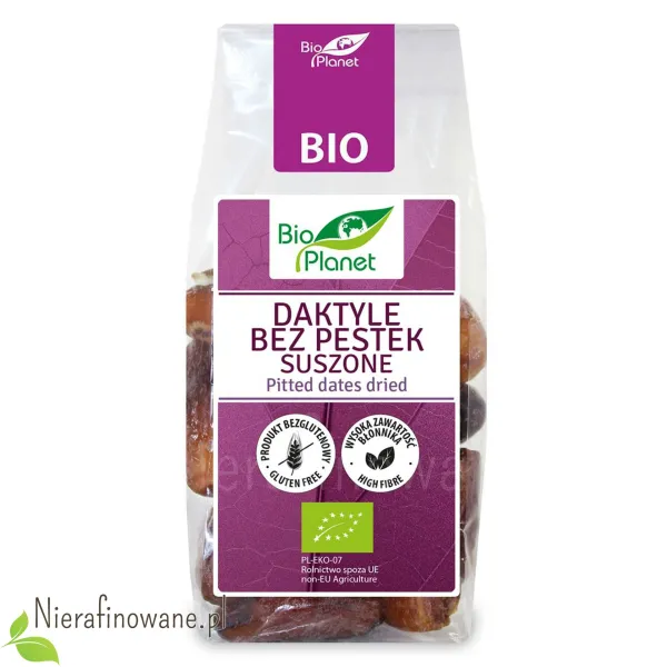 Daktyle bez pestek ekologiczne Bio Planet 150 g