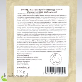Peeling z czarnej porzeczki - opis