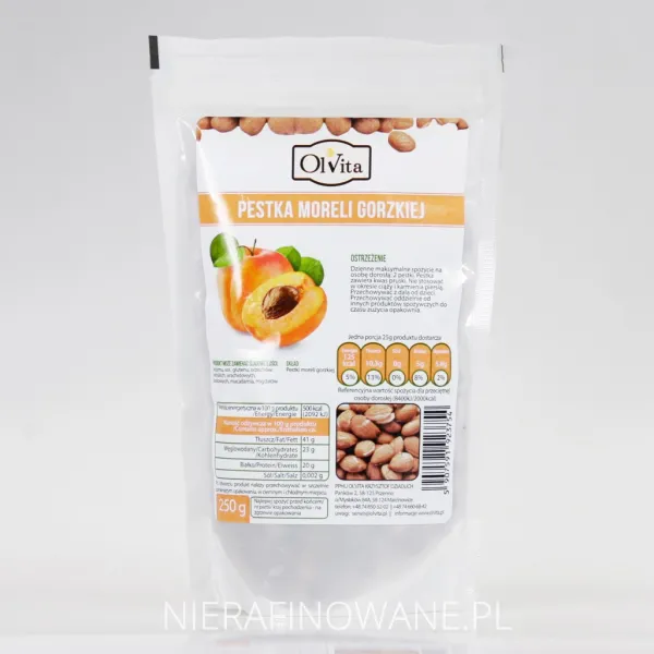 Pestka Moreli Gorzkiej - Ol'Vita 250g Pestka Moreli Gorzkiej - Ol'Vita 250g