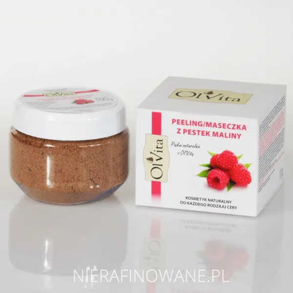 Peeling Kosmetyczny / Maseczka z Pestek Maliny Ol'Vita Peeling Kosmetyczny / Maseczka z Pestek Maliny Ol'Vita