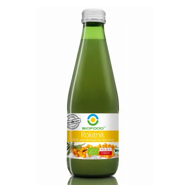 ZERO WASTE Sok z Rokitnika NFC, ekologiczny, BioFood