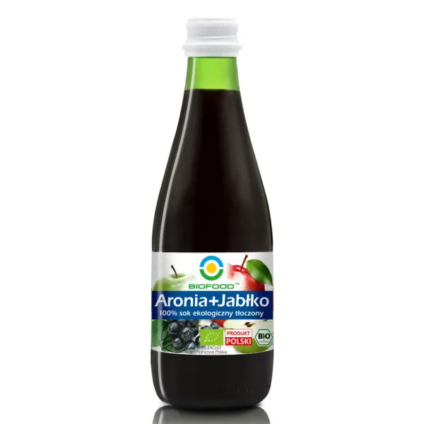 ZERO WASTE Sok Aroniowo-Jabłkowy, ekologiczny, NFC, Biofood