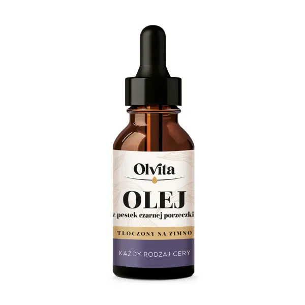 Olej z pestek Czarnej Porzeczki - kosmetyczny, zimnotłoczony Ol'Vita 30 ml