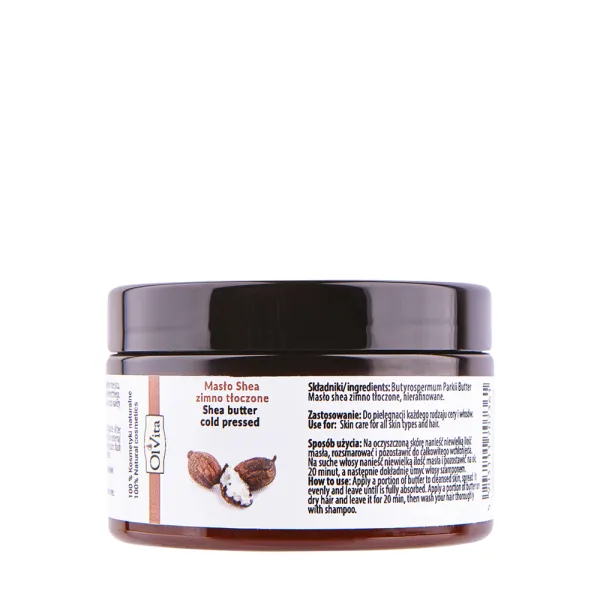 Masło Shea (karite) - kosmetyczne, zimnotłoczone Ol'Vita - 100 ml