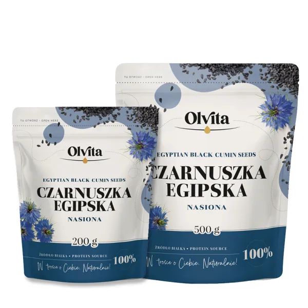 Czarnuszka - Nasiona / Ziarna - Nigella Sativa, Ol'Vita