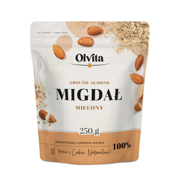 Migdał Mielony 250 g - Ol'Vita