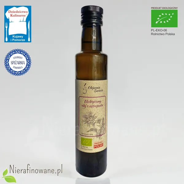 Olej z Ostropestu BIO - tłoczony na zimno - Olejarnia Świecie
