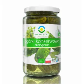 ZERO WASTE Ogórki Konserwowe, ekologiczne, Biofood