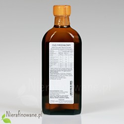 Olej migdałowy zimnotłoczony, nieoczyszczony Ol'Vita 250 ml