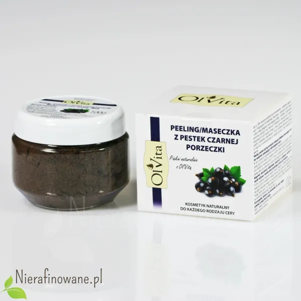 Peeling Kosmetyczny / Maseczka z Pestek Czarnej Porzeczki Ol'Vita Peeling Kosmetyczny / Maseczka z Pestek Czarnej Porzeczki Ol'Vita