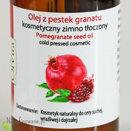 Olej z Pestek Granatu - kosmetyczny, zimnotłoczony Ol'Vita - 50 ml