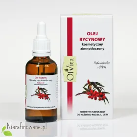 Olej rycynowy zimnotłoczony Ol'Vita - 50 ml