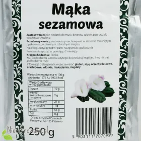 Mąka Sezamowa - Ol'Vita - wartości odżywcze