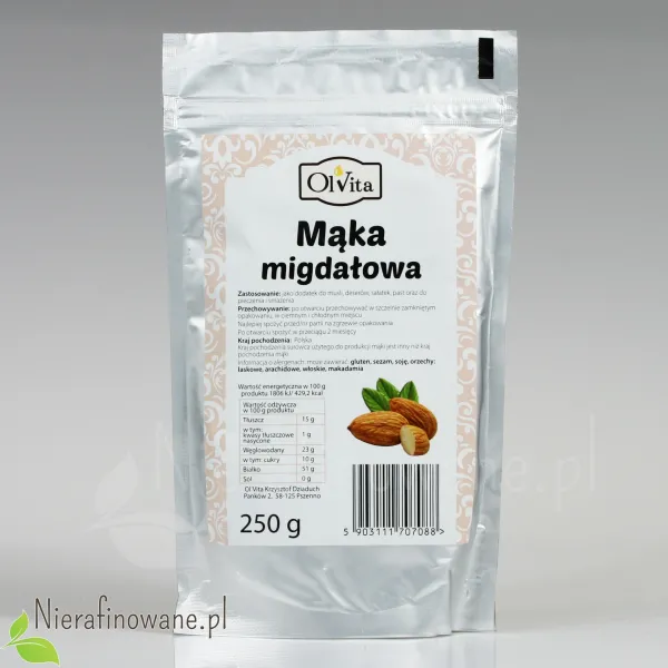 Mąka Migdałowa Premium - Ol'Vita 250 g