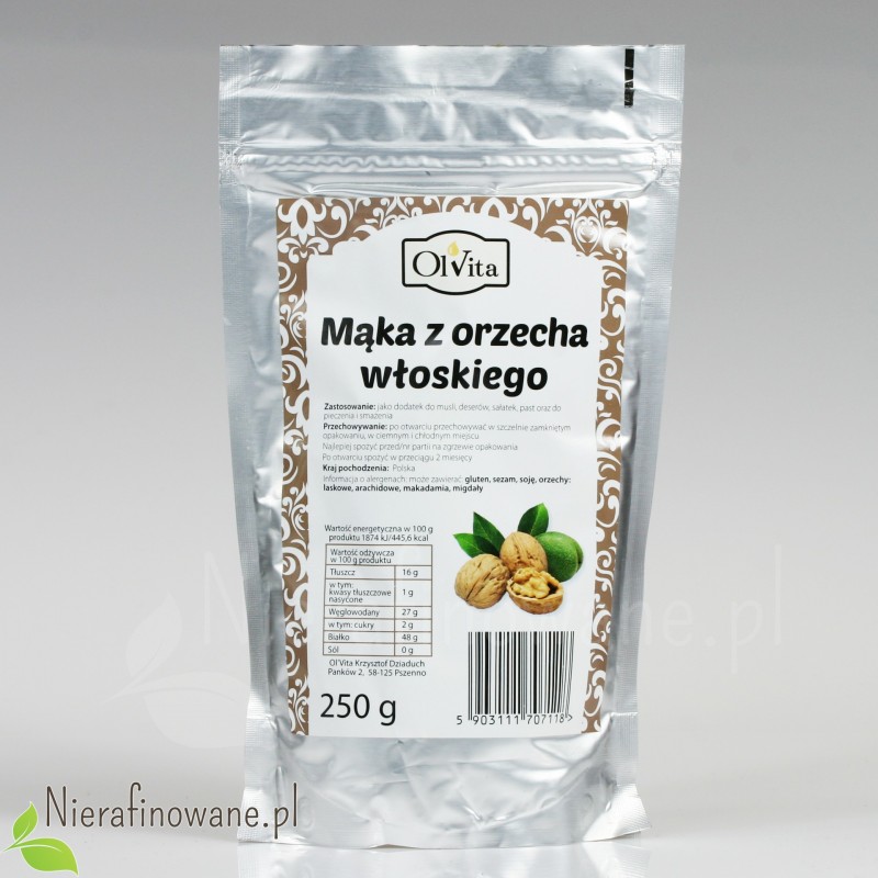 Mąka z Orzecha Włoskiego - Ol'Vita 250 g