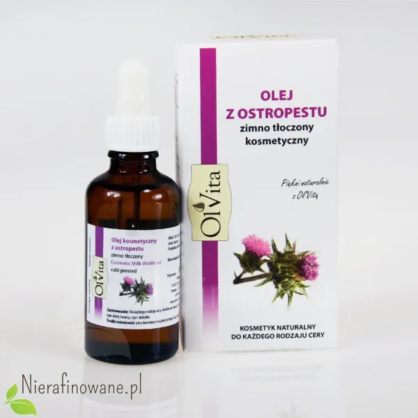 Olej z ostropestu zimnotłoczony Ol'Vita - 50 ml Olej z ostropestu zimnotłoczony Ol'Vita - 50 ml