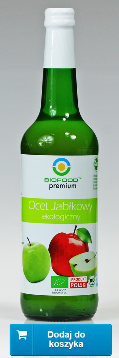 Ocet jabłkowy ekologiczny Bio Food, niepasteryzowany