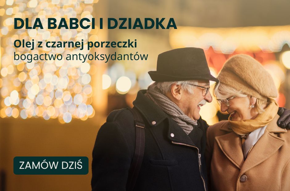 Olej z czarnej porzeczki dla dziadków